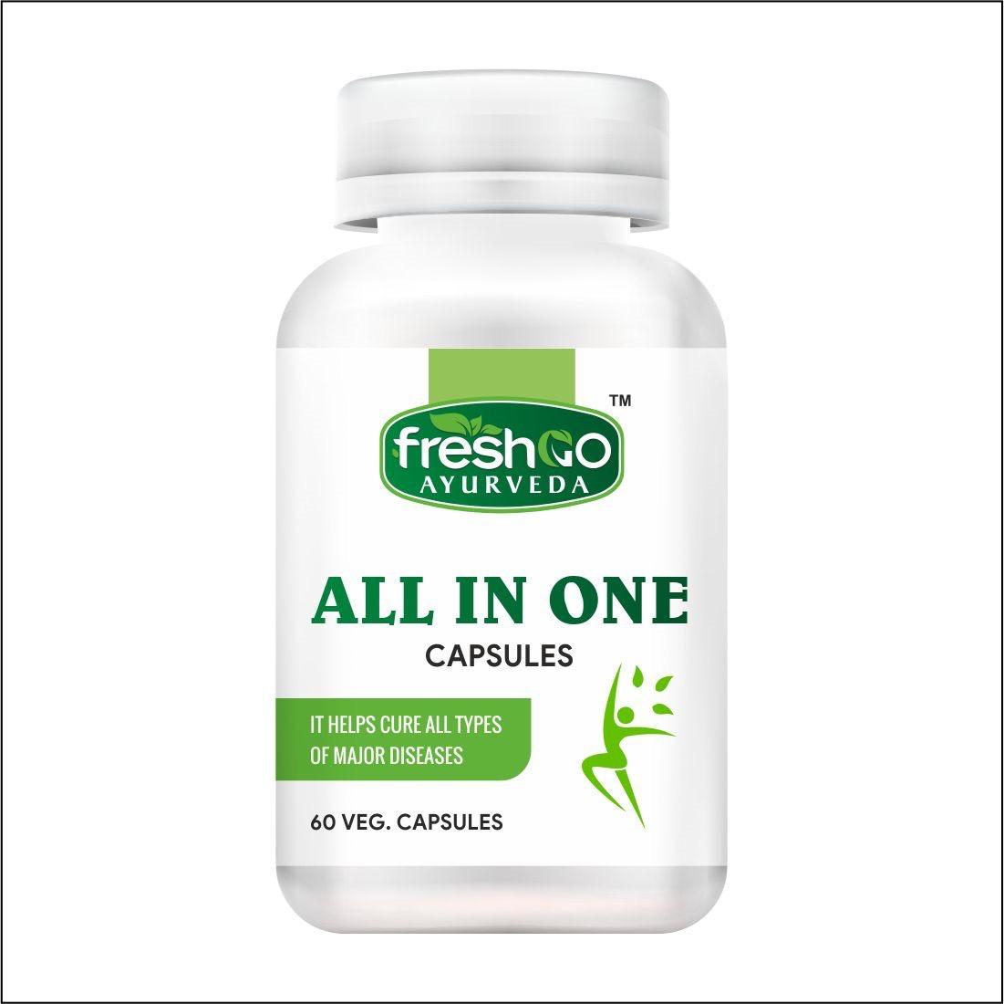 Freshgo Ayurveda All in one  capsule 💊 60 piece